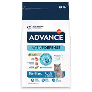 Advance Cat Sterilized krůtí - 3 kg