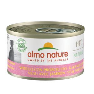 Almo Nature Dog HFC 24 x 95 g - Telecí se šunkou