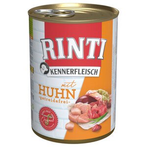 RINTI Kennerfleisch 24 x 400 g  - Mix kuřecí, telecí