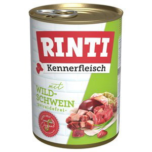 RINTI Kennerfleisch 24 x 400 g  - s divočákem