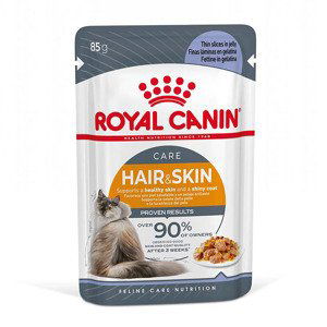 Royal Canin Hair & Skin Care v želé - 12 x 85 g