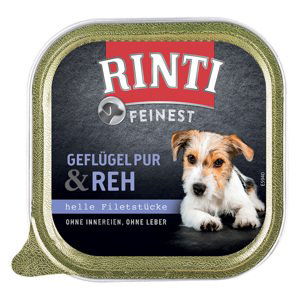 RINTI Feinest 11 x 150 g - drůbeží a srnčí