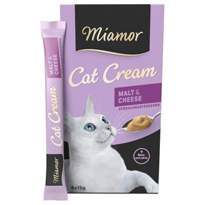 Miamor Cat Snack sladový krém & sýr - 6 x 15 g