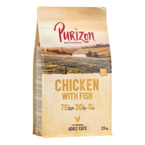 Purizon Adult kuře & ryba - bezobilné -  2,5 kg