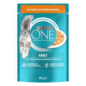 PURINA ONE Adult - kuřecí se zelenými fazolkami (52 x 85 g)