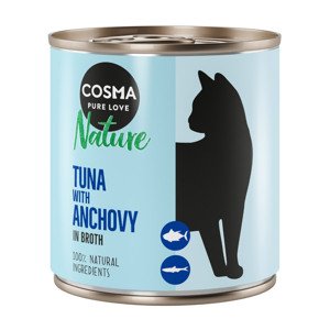 Cosma Nature 6 x 280 g - Tuňák s celými ančovičkami