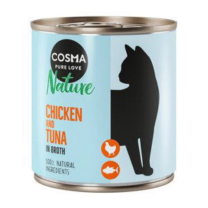 Cosma Nature 6 x 280 g - Kuřecí prsa & tuňák