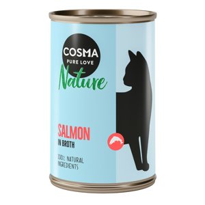 Výhodné balení Cosma Nature 12 x 140 g - Losos