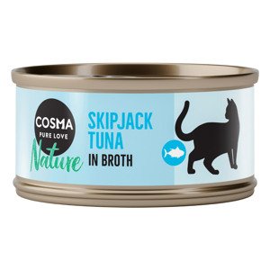 Výhodné balení Cosma Nature 24 x 70 g - Tuňák pruhovaný