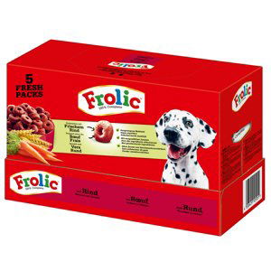 Frolic Hovězí, mrkev + obiloviny - Výhodné balení 2 x 7,5 kg