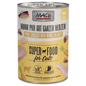 MAC's Cat 12 x 400 g - kuřecí s drůbežími srdíčky