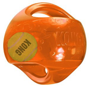 KONG guma + tenis Jumbler míč rugby - Výhodné balení: 2 x vel. L/XL