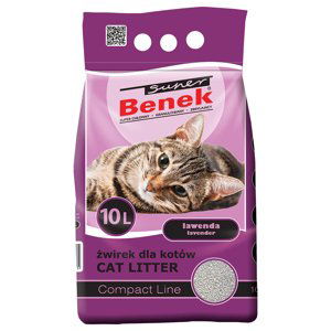 Benek Super Compact levandule -  10 l (cca 8 kg)