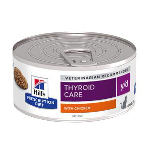 Hill's Prescription Diet y/d Thyroid Care kuřecí - 6 x 156 g