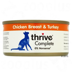 Thrive Complete 6 x 75 g - Kuřecí prsa & krůtí