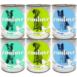 Zoolove konzervy míchané balení - 6 x 800 g