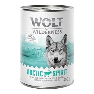 Wolf of Wilderness Adult 6 x 400 g - single protein -  Arctic Spirit - sobí