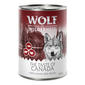 Výhodné balení: Wolf of Wilderness Adult 12 x 400 g - The Taste Of Canada