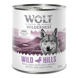 Wolf of Wilderness Adult 6 x 800 g - Wild Hills - kachní