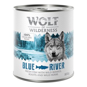 Wolf of Wilderness Adult 6 x 800 g - NOVÉ: Blue River - rybí