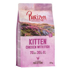 Purizon Kitten kuře & ryba - bezobilné -  2,5 kg