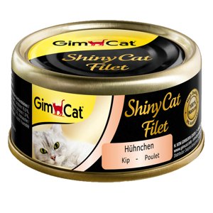 GimCat ShinyCat 6 x 70 g - kuřecí