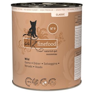 catz finefood konzervy 6 x 800 g - zvěřina