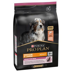 PURINA PRO PLAN Medium & Large Adult 7+ Sensitive Skin - Výhodné balení 2 x 3 kg