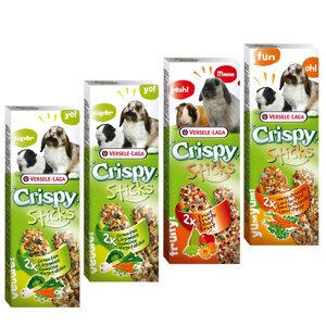 Míchané balení Versele-Laga Crispy Sticks býložravci - 4 x 2 tyčinky (440g)