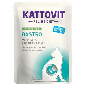 Kattovit Gastro kapsičky 85 g - krůtí s rýží, 12 x 85 g