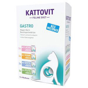 Kattovit Gastro kapsičky 85 g - mix (4 druhy), 12 x 85 g