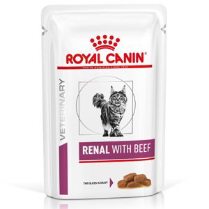 Royal Canin Veterinary Feline Renal - Výhodné balení – hovězí 24 x 85 g