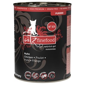 catz finefood Purrrr konzerva 6 x 400/375 g - No. 103 Kuřecí (6 x 400 g)