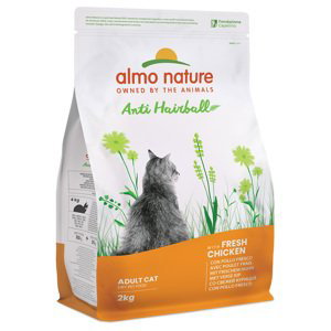 Almo Nature Holistic Anti Hairball Chicken & Rice - Výhodné balení 2 x 2 kg