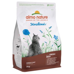 Almo Nature Holistic hovězí s rýží - Výhodné balení 2 x 2 kg