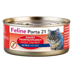 Feline Porta 21 12 x 156 g - Tuňák a hovězí