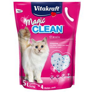 Vitakraft Magic Clean silikátové stelivo - 3 x 5 l