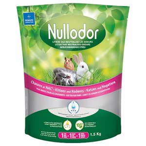 Nullodor silikátový kočkolit pro kočky a drobná zvířata - 1,5 kg