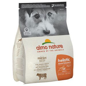 Almo Nature Holistic Adult hovězí s rýží Small - Výhodné balení 3 x 2 kg