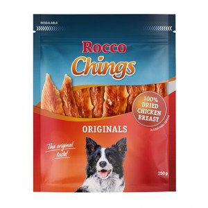 Rocco Chings sušené maso pro psy - Kuřecí prsíčka sušená 250 g