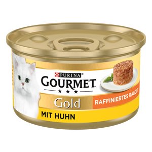 Gourmet Gold Raffiniertes Ragout 12 x 85 g - Kuřecí