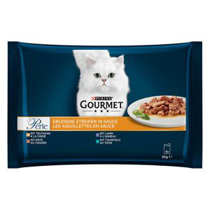 Multipack - Gourmet Perle 4 x 85 g - Mix I (krocaní, kachní, jehněčí a tuňák)