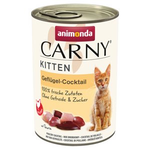 Animonda Carny Kitten 12 x 400 g - Drůbeží koktejl