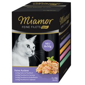 24 x 50 g Miamor Feine Fillets Mini kapsičky výhodné balení - Feine Auslese