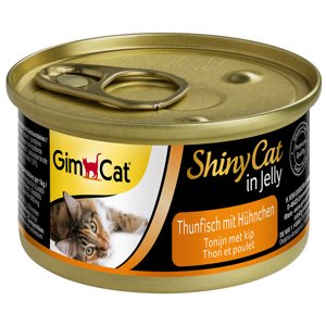 GimCat ShinyCat Jelly 6 x 70 g - Tuňák & kuře