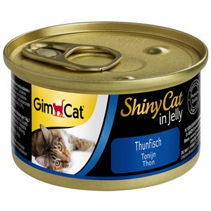 Výhodné balení GimCat ShinyCat Jelly 12 x 70 g - Tuňák