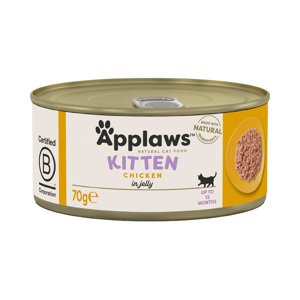 Applaws Kitten konzervy 6 x 70 g - Kuřecí