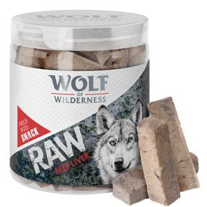 Wolf of Wilderness - RAW snack (mrazem sušený) - Hovězí játra (90 g)