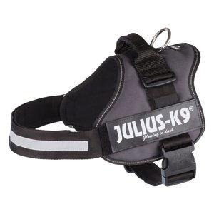 JULIUS-K9® Power postroj - antracitový - Vel. 1/L: 66–85 cm