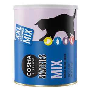 Výhodné balení Cosma snackies XXL kousky Maxi Tube - 3 x mix, 4 druhy (480 g)
